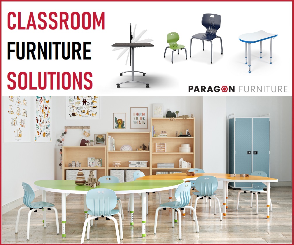 CLASSROOM FURNITURE SOLUTIONS BANNER AD - HORIZONTAL 2 - PARAGON FURNITURE