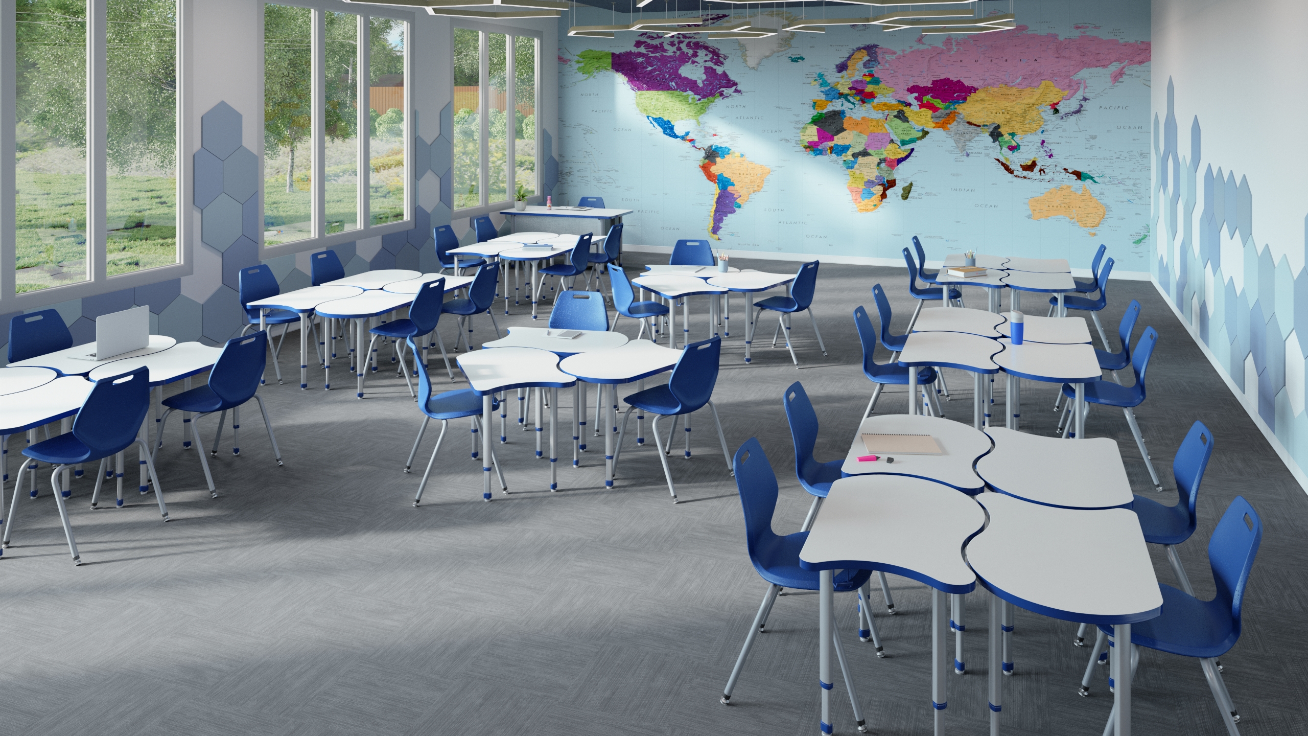 PARAGON FURNITURE CLASSROOM LAYOUT OPTION - GOOD