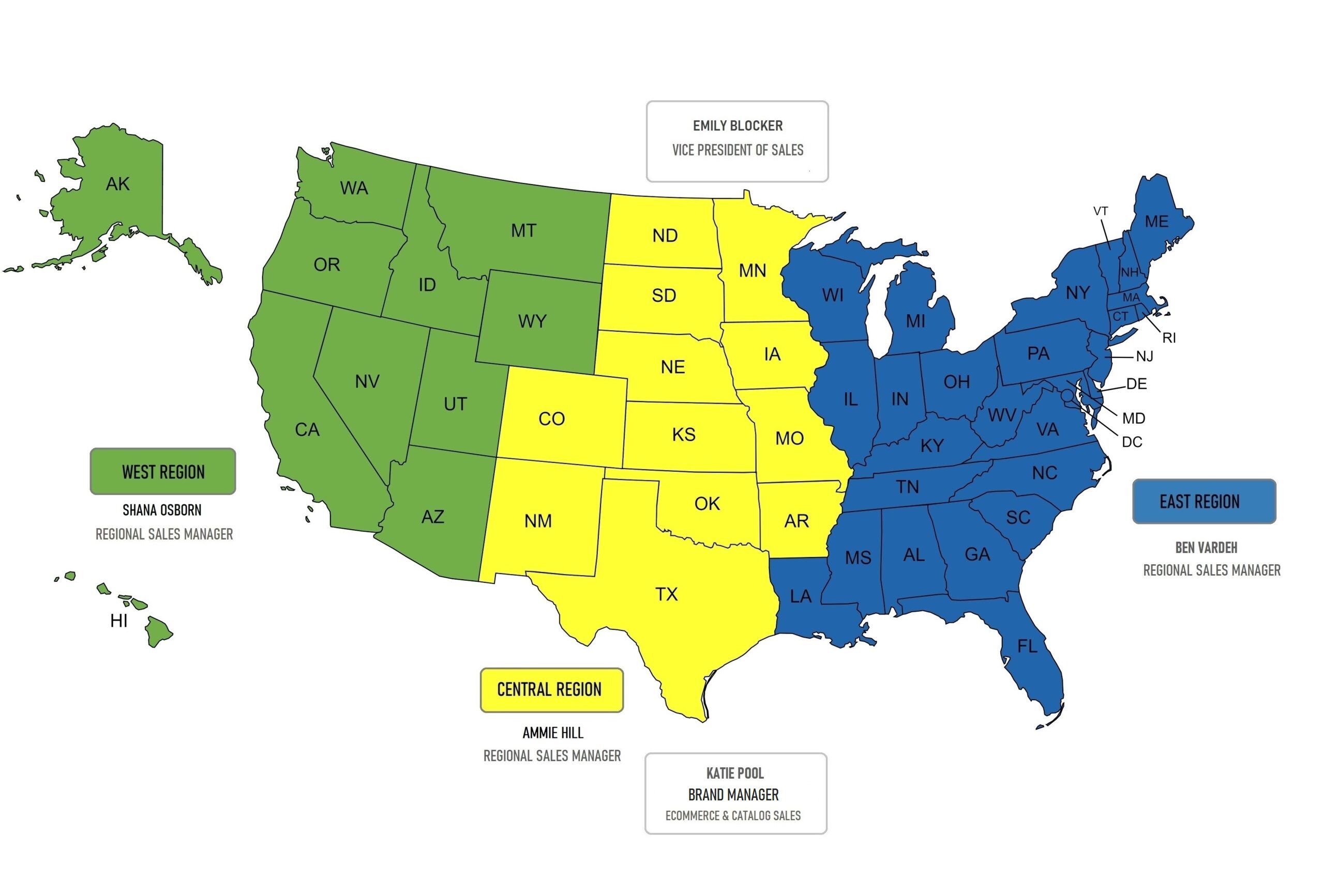 RSM SALES MAP - PARAGON FURNITURE